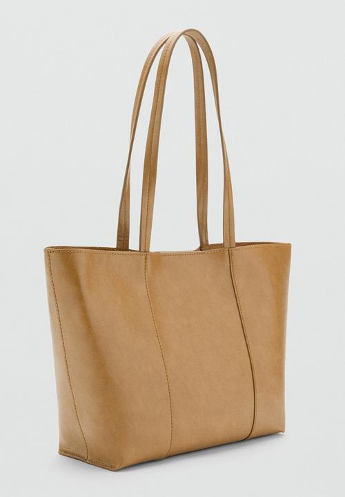 MANGO - Oliver tote bag - beige