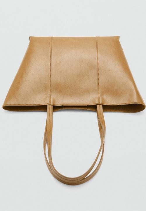 MANGO - Oliver tote bag - beige