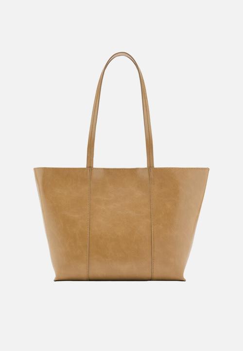 MANGO - Oliver tote bag - beige