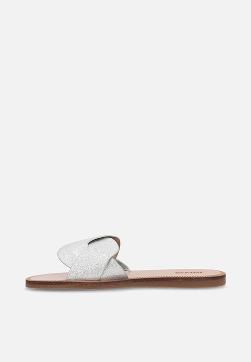 MANGO - Sandals elvi - silver