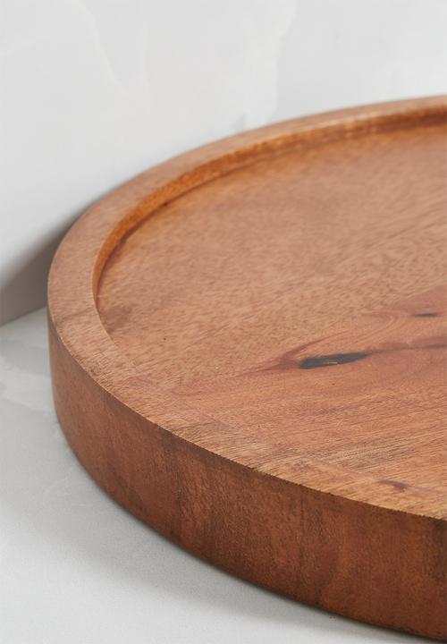 Sixth Floor - Wooden Cake Stand with Glass Dome - Natural