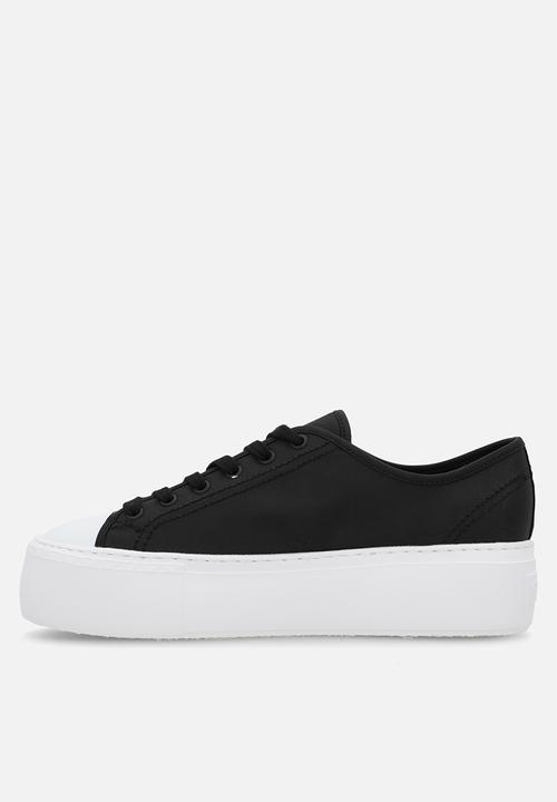 GUESS - Dressy twill sneaker - black