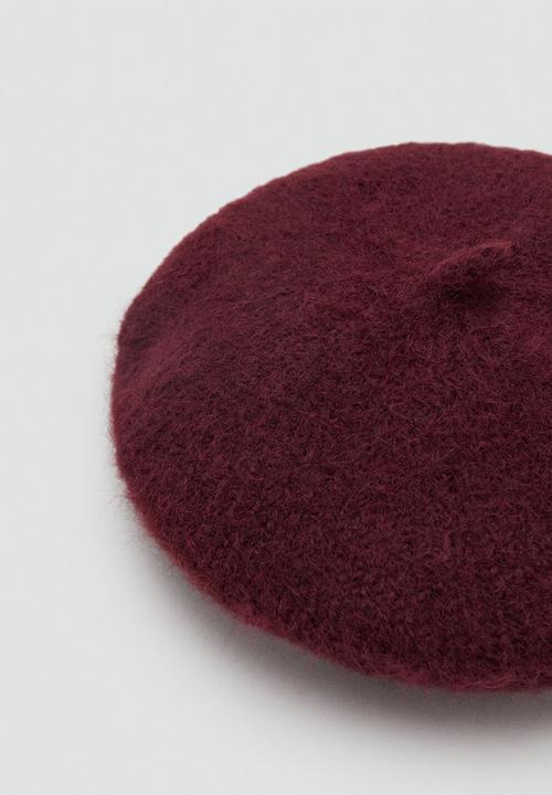MANGO - Bonnie beanie-dark red