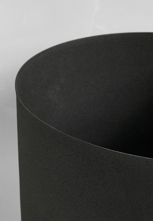 Sixth Floor - Round Standing Planter - Black