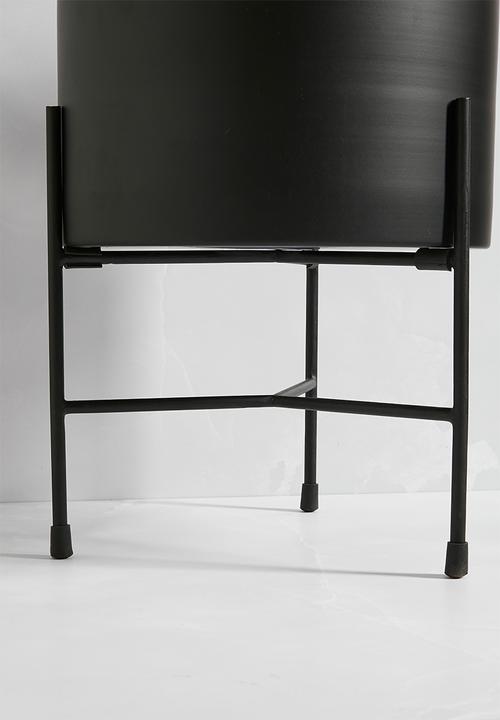 Sixth Floor - Planter on Stand - Black