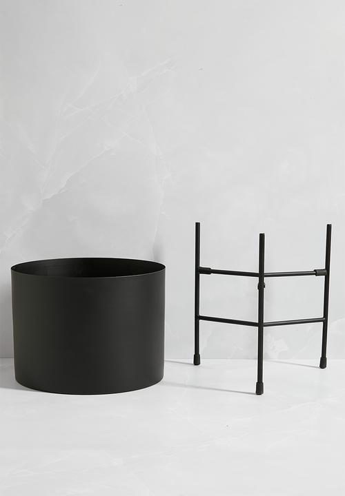Sixth Floor - Planter on Stand - Black