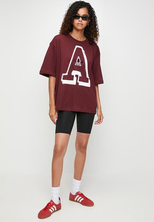 adidas Originals - Loose Logo Tee W - Burgundy