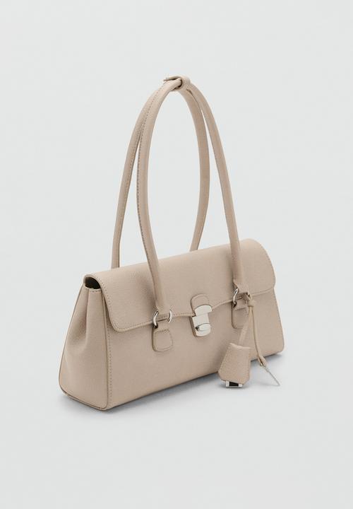 MANGO - Siena shoulder bag-natural