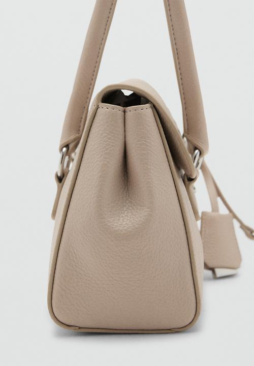MANGO - Siena shoulder bag-natural