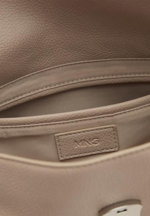 MANGO - Siena shoulder bag-natural