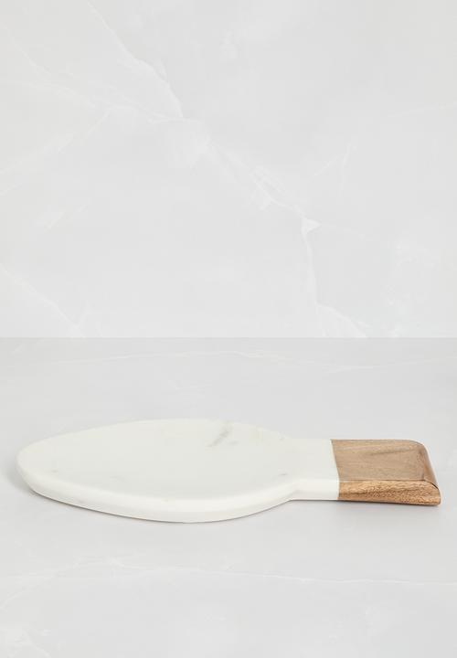 Sixth Floor - Marble & wood spoon rest - Natural