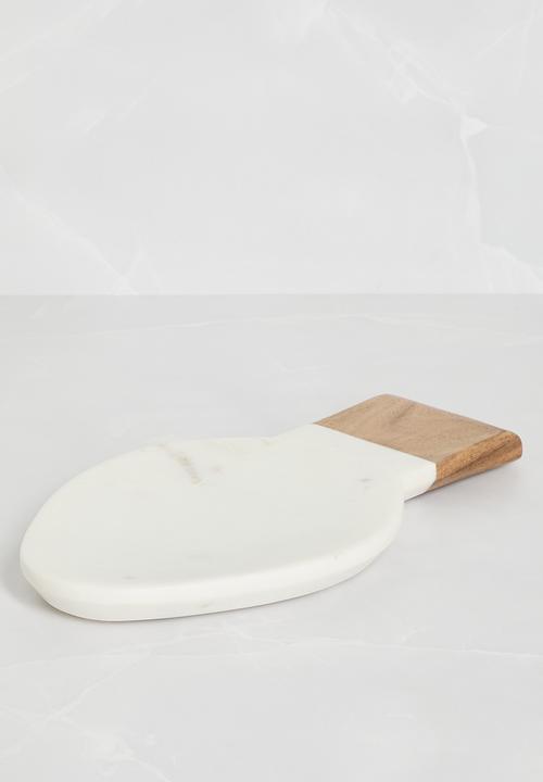 Sixth Floor - Marble & wood spoon rest - Natural