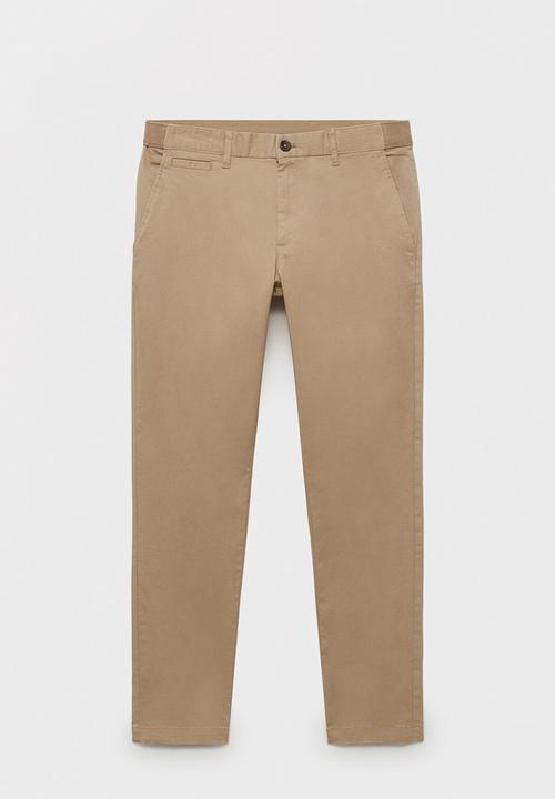 MANGO - Trousers Prato - Beige