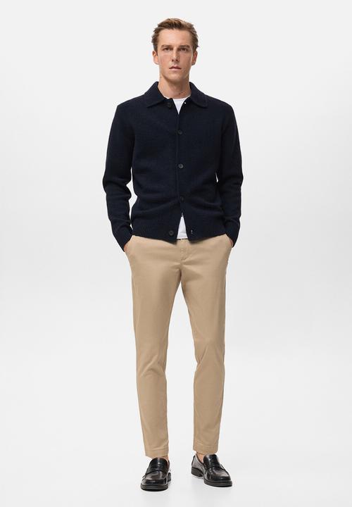 MANGO - Trousers Prato - Beige