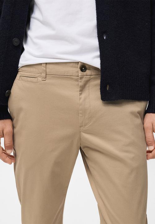 MANGO - Trousers Prato - Beige