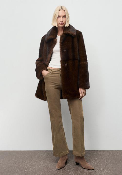 MANGO - Jeans jolenep - medium brown