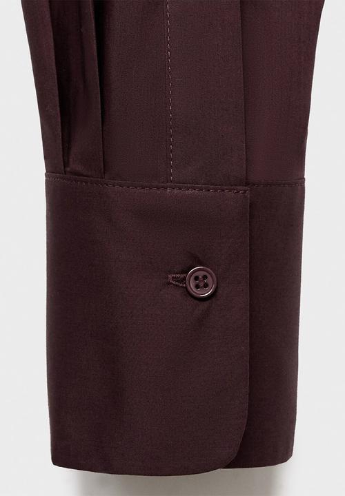 MANGO - Shirt jaguar - brown