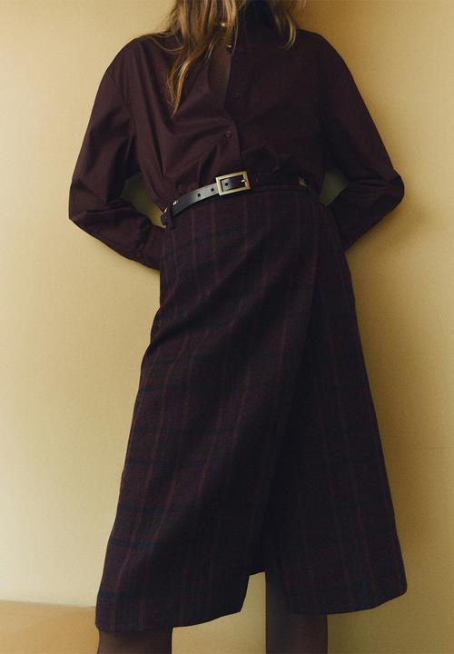 MANGO - Shirt jaguar - brown