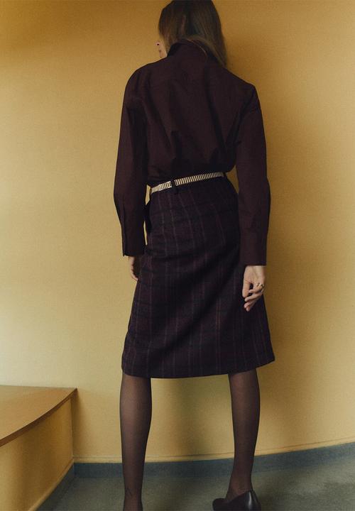MANGO - Shirt jaguar - brown