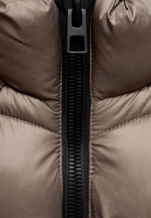 MANGO - Puffer coat bego - medium brown