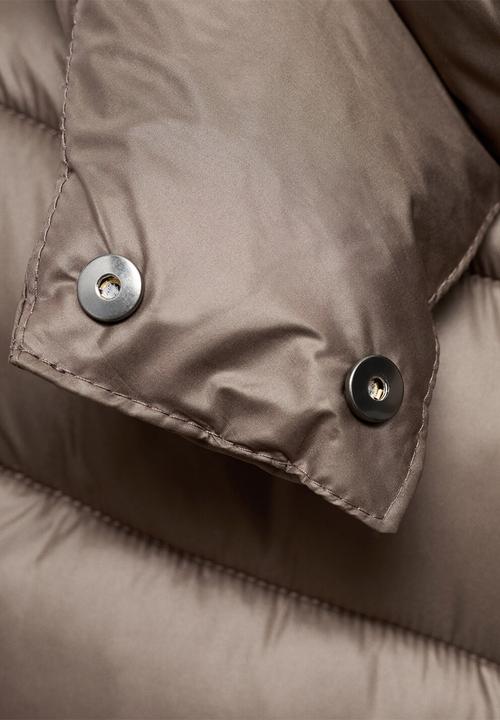 MANGO - Puffer coat bego - medium brown