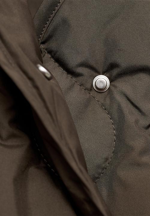 MANGO - Puffer coat nat - brown
