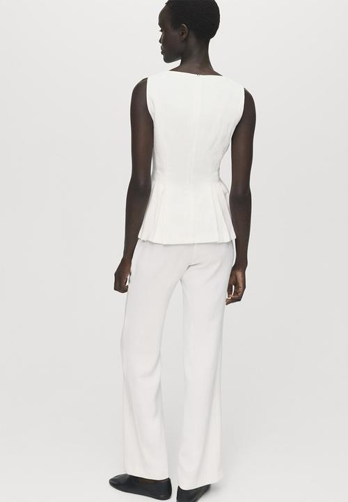 MANGO - Top Naia - White