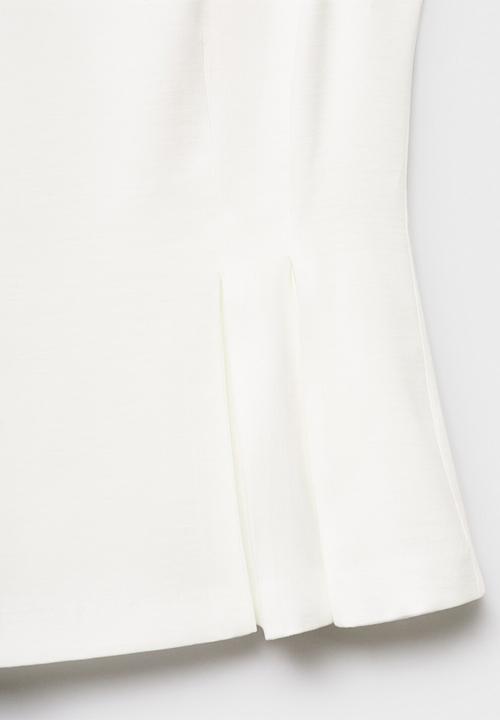MANGO - Top Naia - White