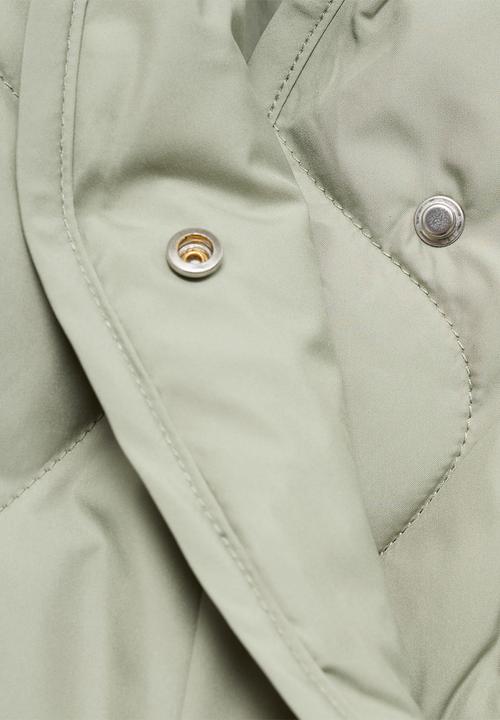 MANGO - Puffer coat nat - light pastel green