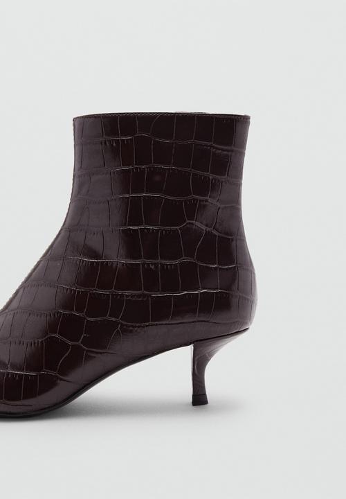 MANGO - Bird1 boot - dark brown