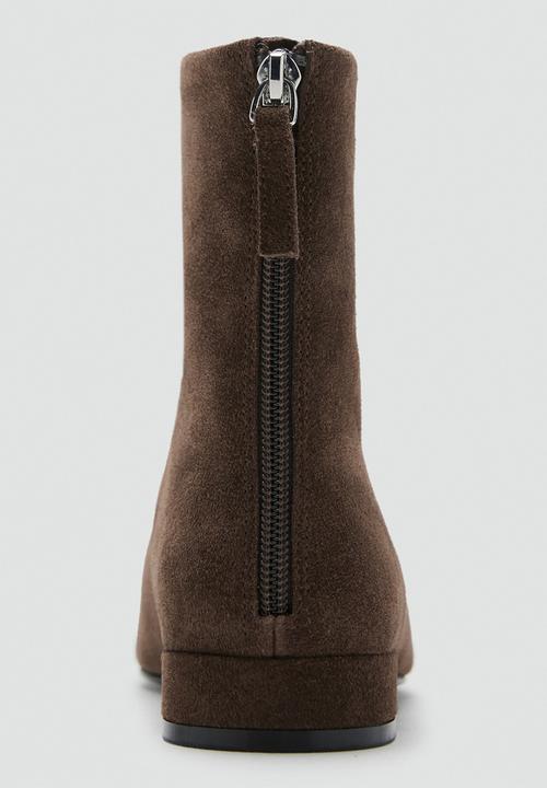 MANGO - Clue1 suede boot - dark brown