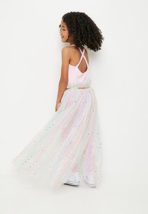 Pop Candy - Celestial tulle princess cape - multicolour