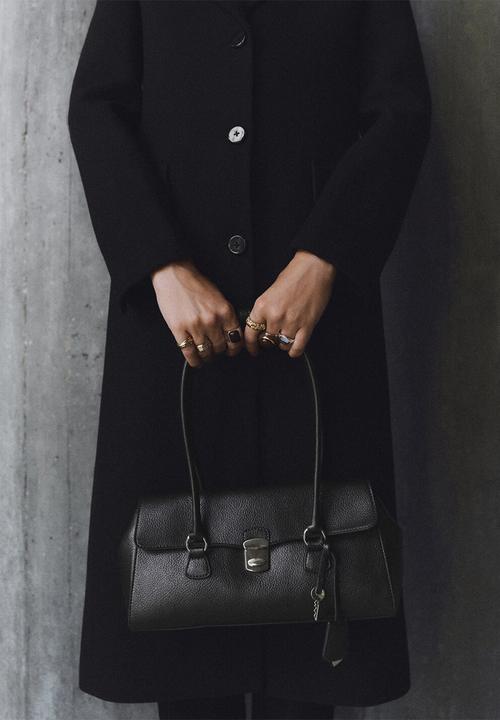 MANGO - Siena shoulder bag - black