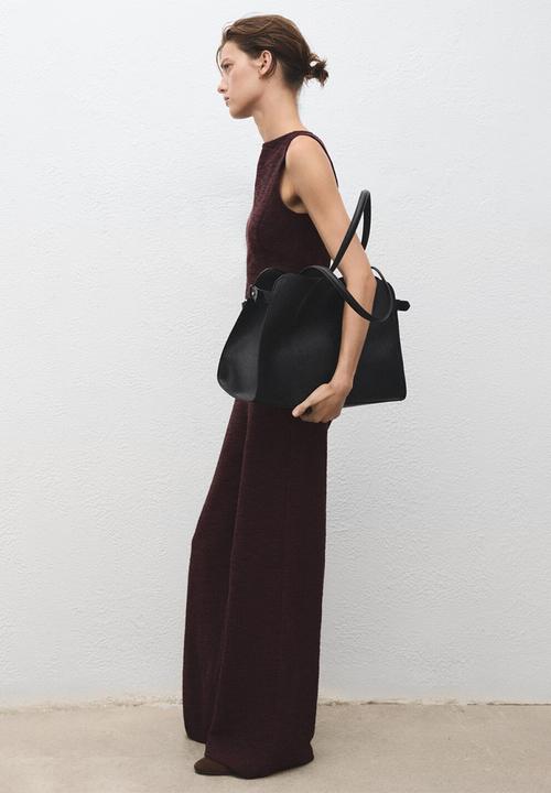 MANGO - Jumpsuit beltino - dark red
