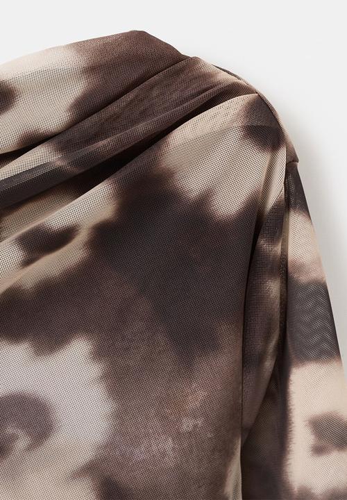 MANGO - Dress amaia - brown