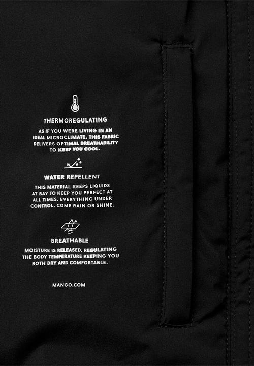 MANGO - Puffer coat bego - black