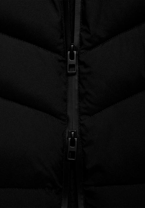 MANGO - Plus puffer coat bego - black