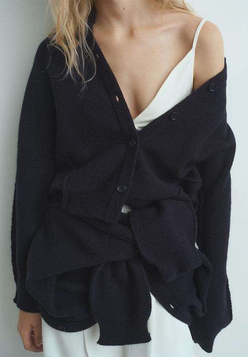 MANGO - Cardigan sea - navy