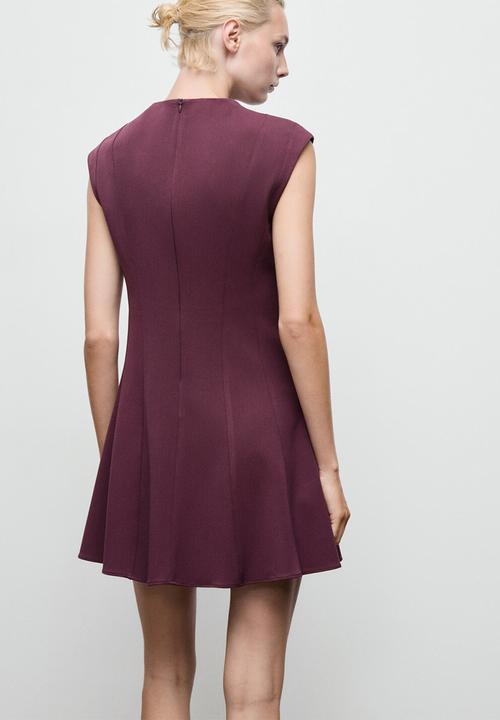 MANGO - Dress cati - dark red