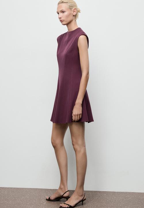 MANGO - Dress cati - dark red