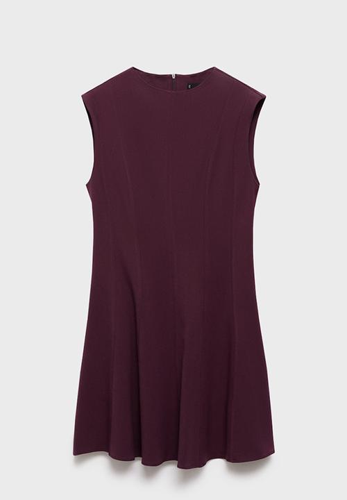 MANGO - Dress cati - dark red