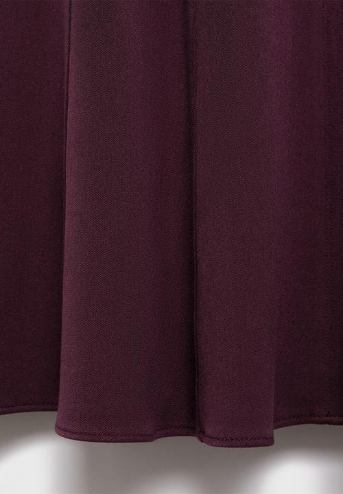 MANGO - Dress cati - dark red