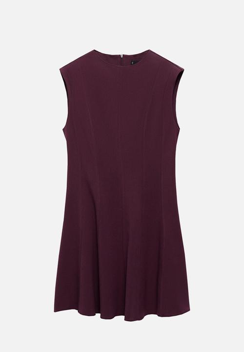 MANGO - Dress cati - dark red