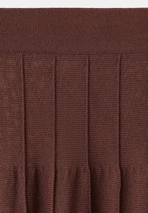 MANGO - Skirt choco - brown