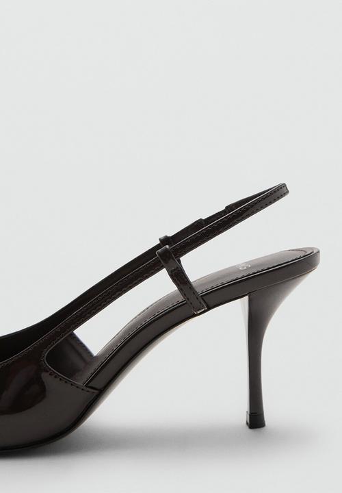 MANGO - Clea heel - dark brown