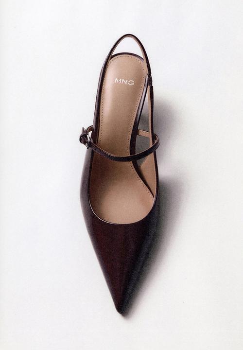MANGO - Seth heel - dark brown