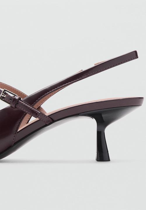 MANGO - Seth heel - dark brown