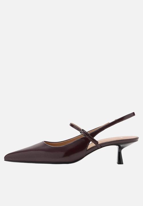 MANGO - Seth heel - dark brown
