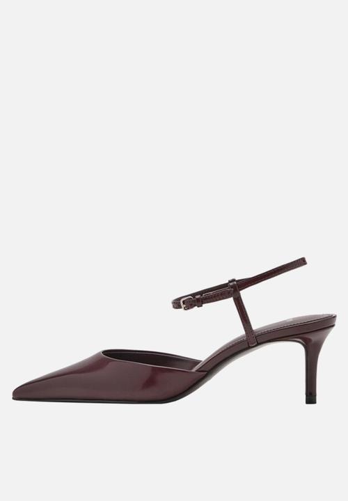 MANGO - Tesy heel - dark red