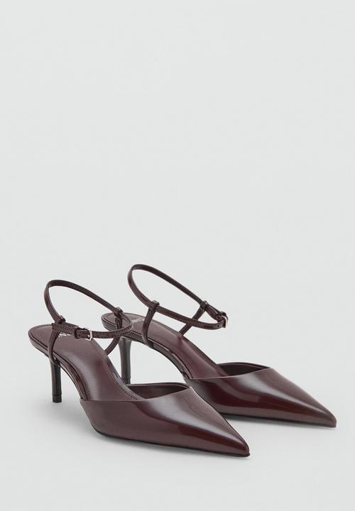 MANGO - Tesy heel - dark red
